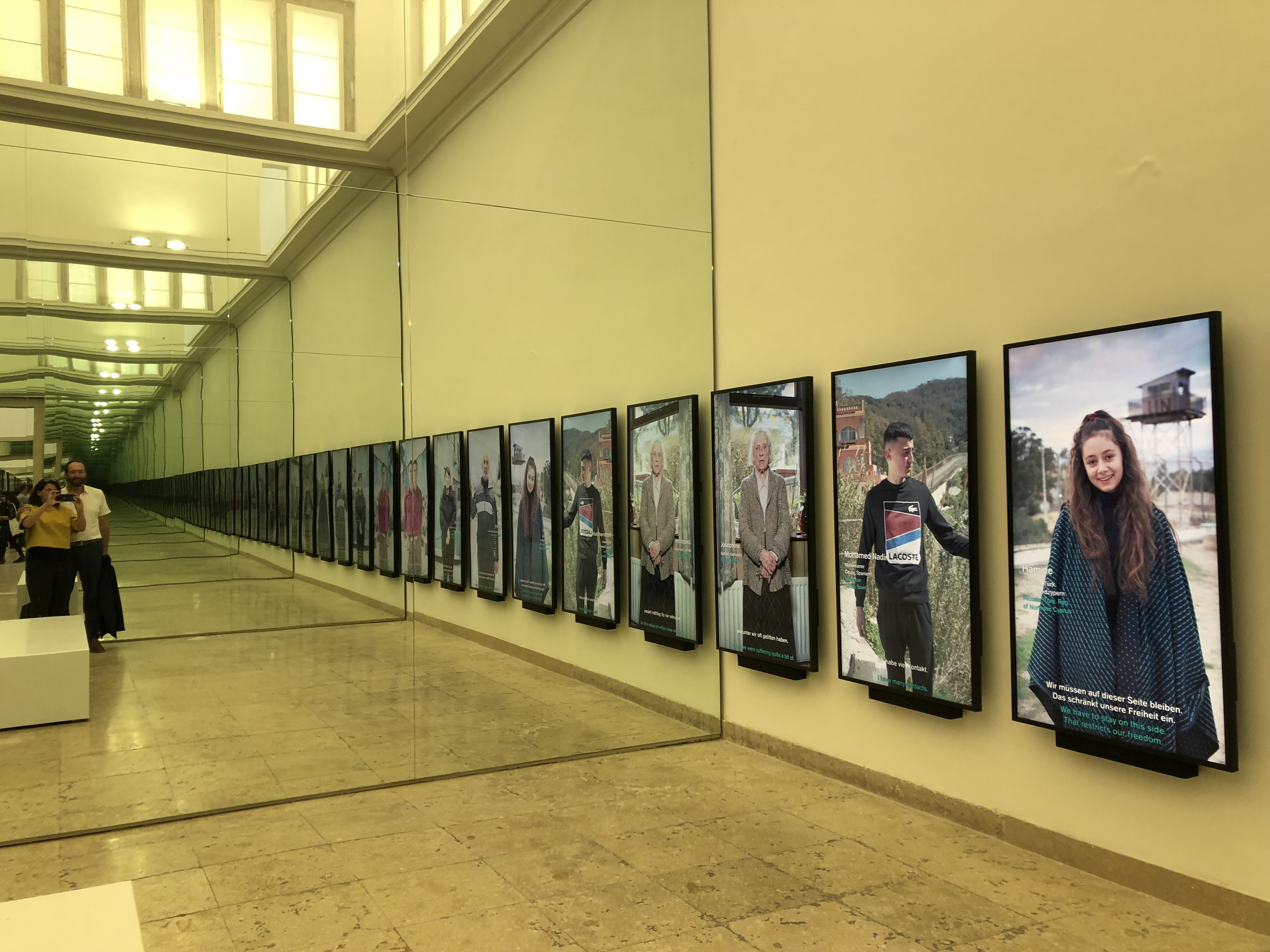 Wall of Opinions – Videoinstallation, Deutscher Pavillon, Architekturbiennale Venedig 2018